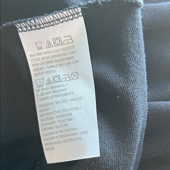 Peace Love World Black Hoodie Sweatshirt - Picture 11 of 12